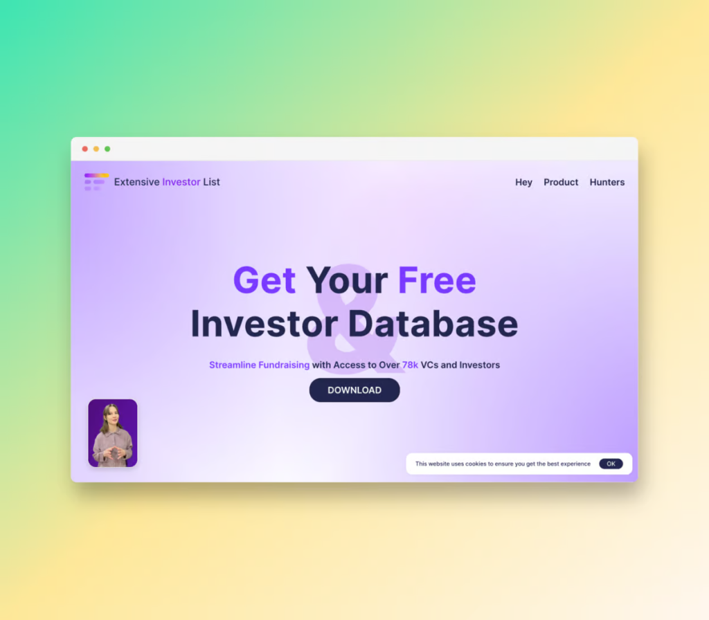 Extensive investor list